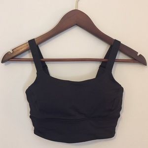 Lululemon black sports bra